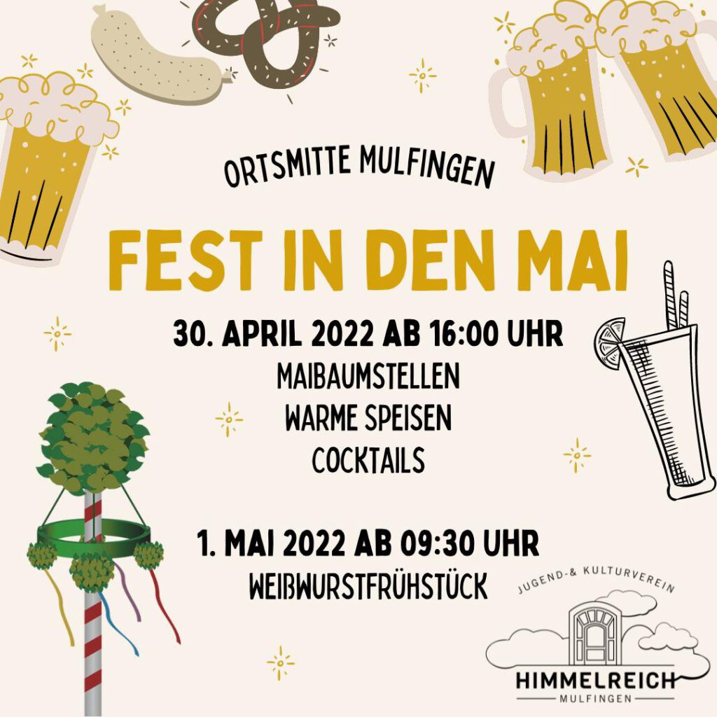 Mulfingen Hohenlohekreis Veranstaltung Party Himmelreich Maifest